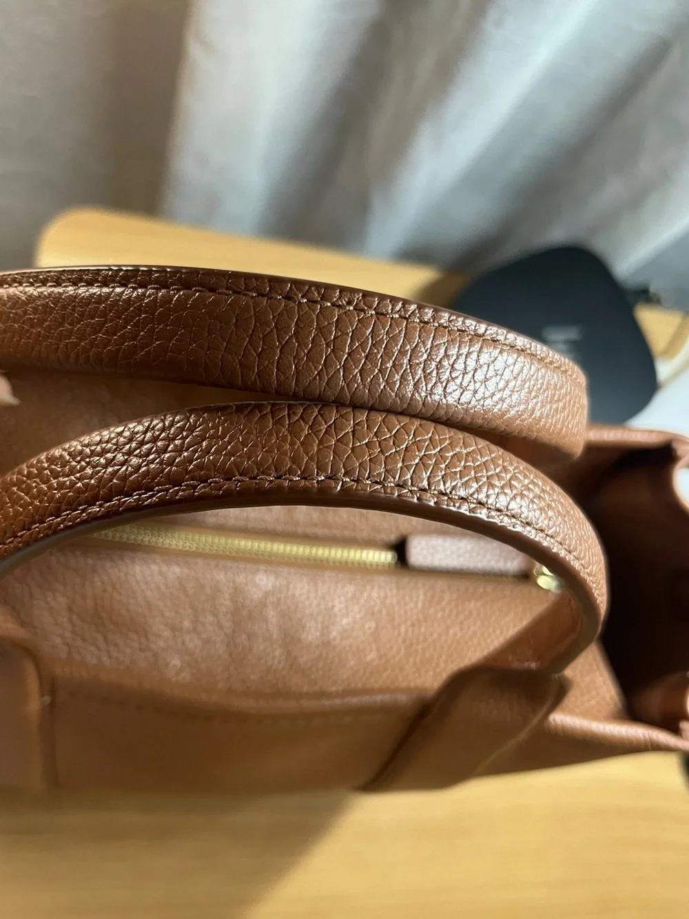 Marc Jacobs Brown Leather 'The Tote Bag' Structured Tote